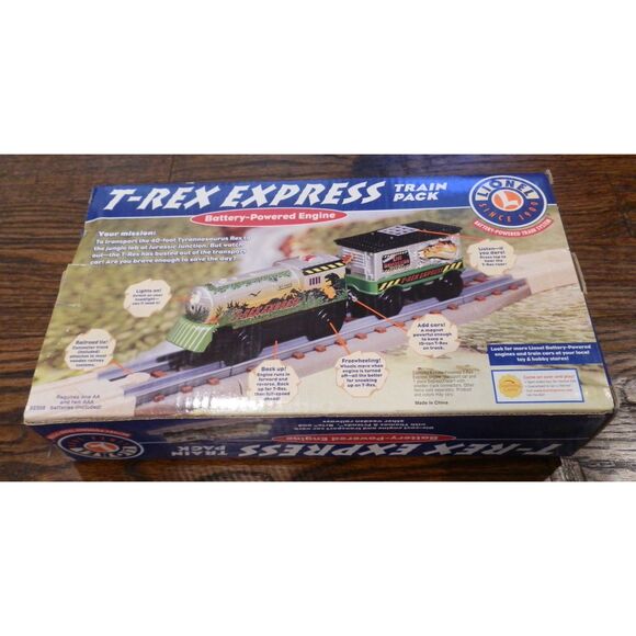 Lionel T-Rex Express Train Pack Toy Battery Powered Engine - Picture 2 of 5